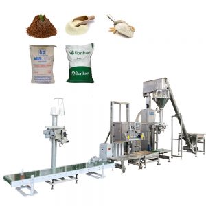 Duonaŭtomata aŭgmezurilo por pulvora produkto