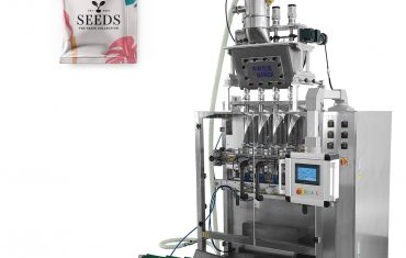 ZL560 Multi-lenoj 3 flanka sako formanta plenigantan sigelantan pakmaŝinon