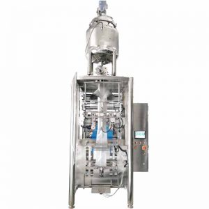 Aŭtomata vertikala sako formanta plenigantan sigelmaŝinon por pasto