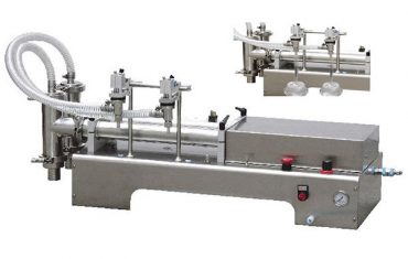 Dualaj kapoj piŝta pleniga likvaĵo