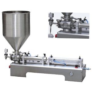 Single Head Piston Filler Por Viscosa Likvaĵo