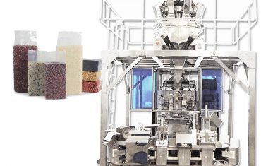 Aŭtomata brika malplena sako formanta plenigantan pakmaŝinon por greno