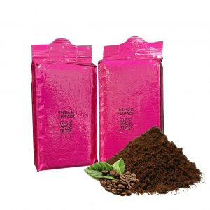 Aŭtomata brika vakuosa pakmaŝino por 250gramo-kafo-pulvoro