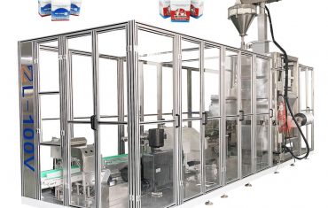 Aŭtomata sako formanta plenigaĵon sigelantan vakuumi pakmaŝinon