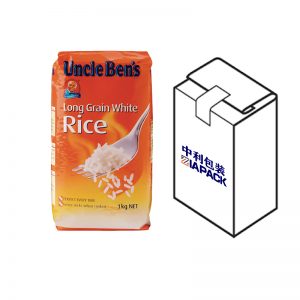 Plata malsupra sako kun supra etikedo por greno