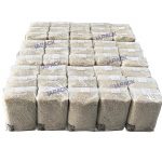 Aŭtomata greno nutrado miksado pesanta pakado kaj pakaĵoj pakaĵmaŝino linio