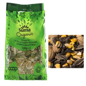 Aŭtomata miksaĵo de nuksoj sako formanta plenigantan pakmaŝinon