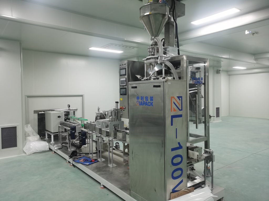 pulvora vakua pakmaŝino